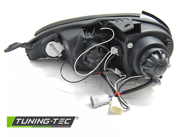 LED Angel Eyes Scheinwerfer für Mazda MX5 01-05 schwarz